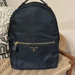 Michael Kors Navy Backpack